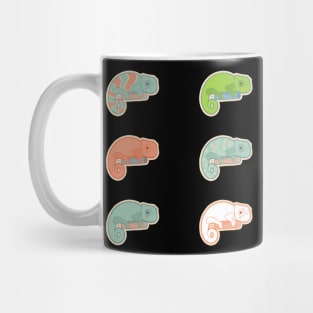 Baby Pastel Chameleons Mug